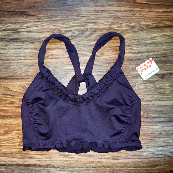 FP Movement by Free People Other - *NWT* Free People Movement Down The Line Ruffle Trim Sports Bra Size S